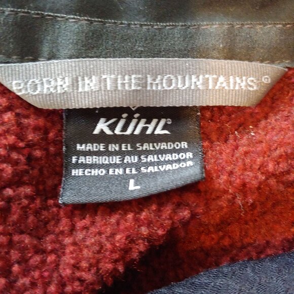 Kuhl Interceptr 1/4 Zip Fleece Mens Brick Outdoor Activewear Pullover Brick L - Picture 11 of 12